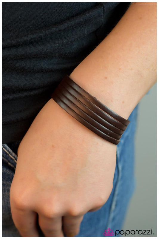 Paparazzi Bracelet ~ Avant-Garde - Brown