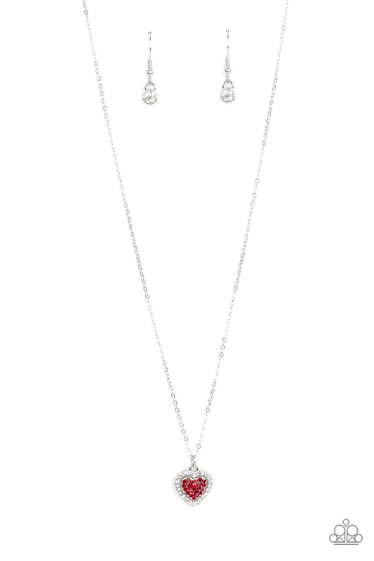 Paparazzi Necklace ~ My Heart Goes Out To You - Red
