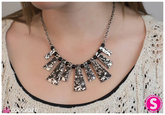 Paparazzi Necklace ~ Traditionally Tribal - Black