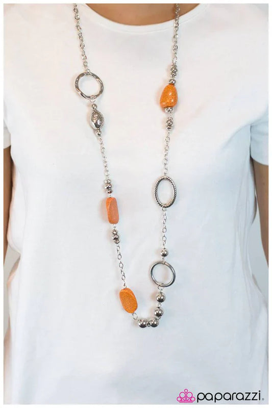 Paparazzi Necklace ~ Make the Most Of It- Orange
