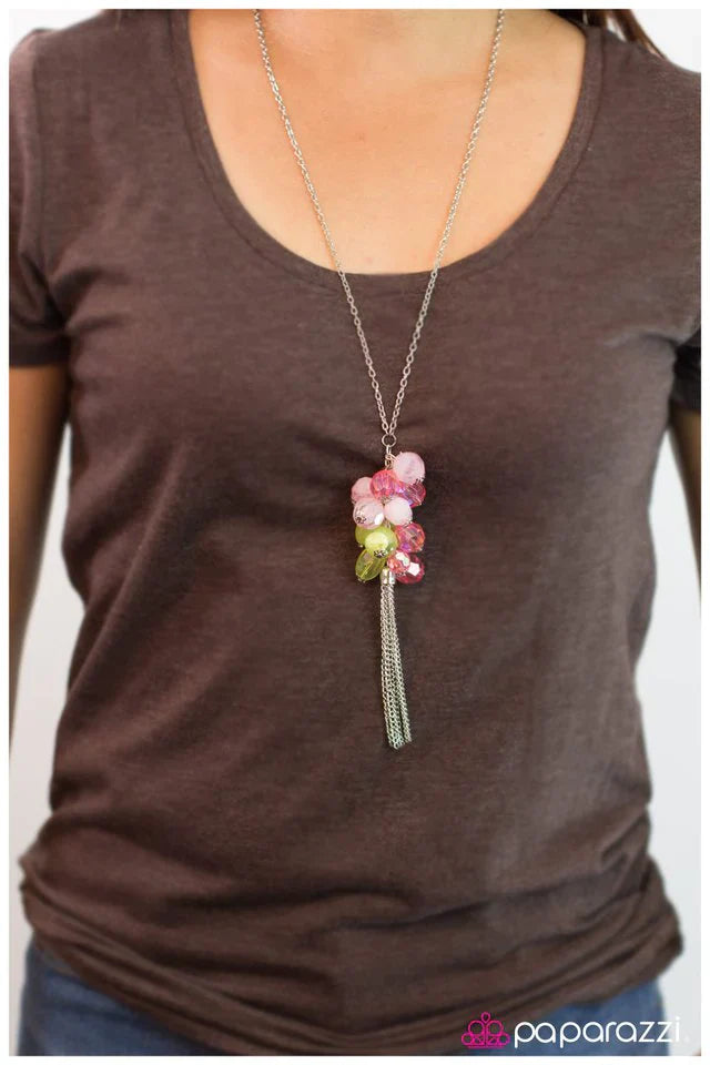 Paparazzi Necklace ~ The Sweet Life - Pink