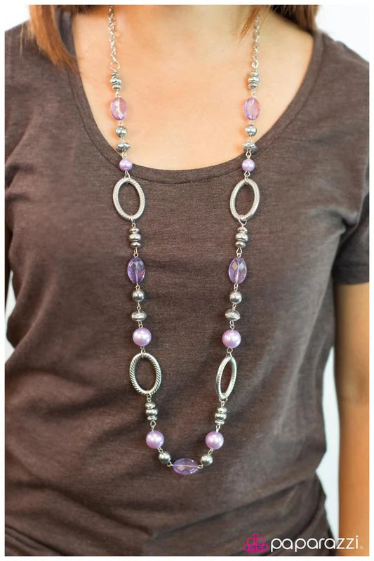 Paparazzi Necklace ~ Celebrity - Purple