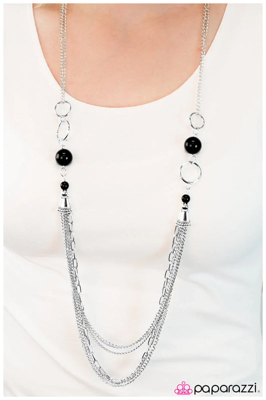 Paparazzi Necklace ~ Armageddon  - Black