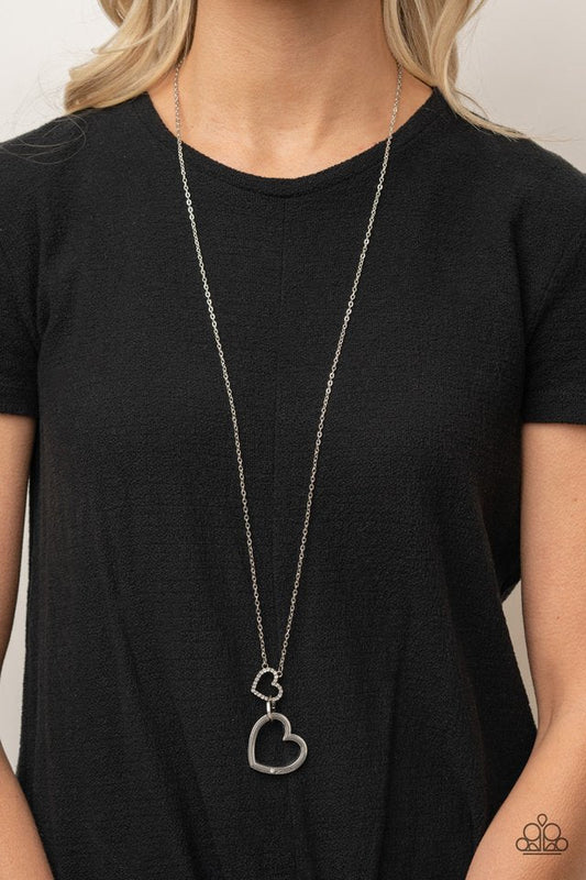 ​Grandma Glow - White - Paparazzi Necklace Image