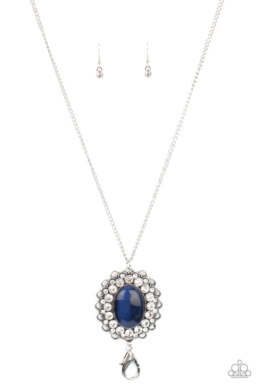 Paparazzi Necklace ~ Oh My Medallion - Blue