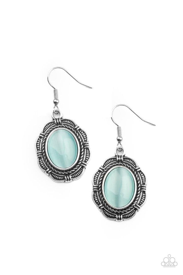 Garden Party Perfection - Blue - Paparazzi Earring Image