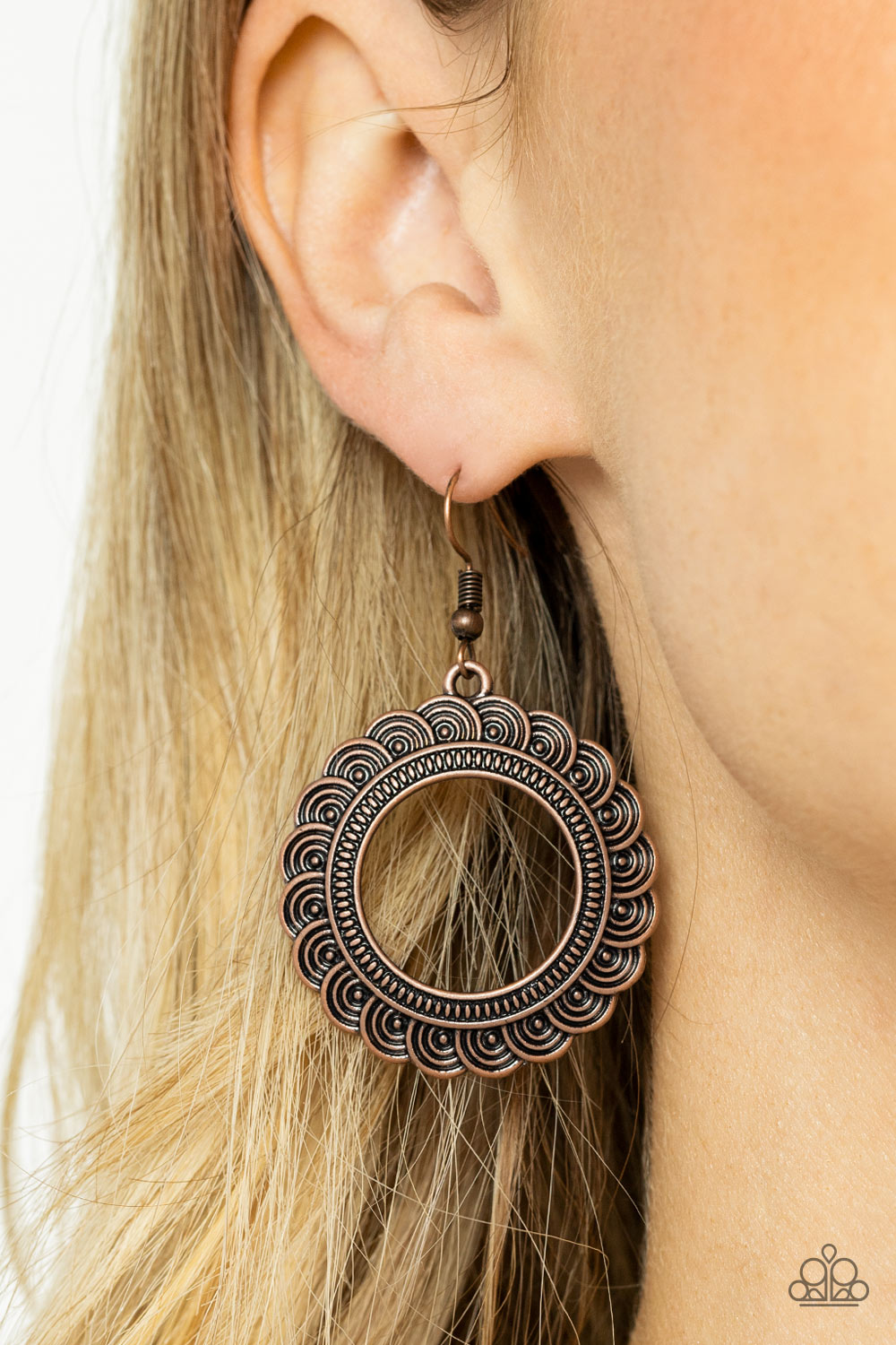 ​Mayan Mardi Gras - Paparazzi Earring Image