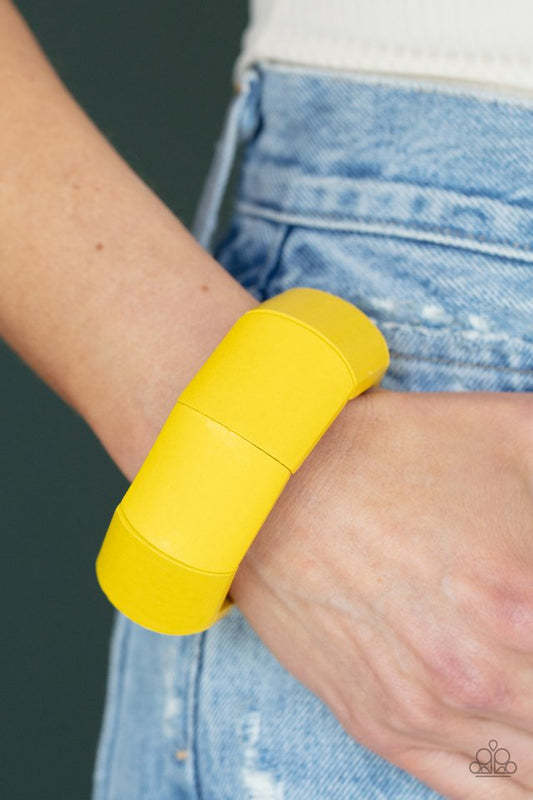 Coconut Cove - Yellow - Paparazzi Bracelet Image