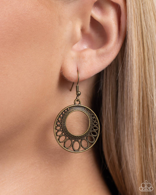 Peacefully Prairie - Paparazzi Earring Image
