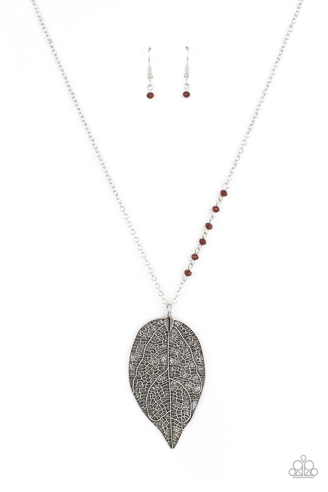 Frond Fantasy - Brown - Paparazzi Necklace Image
