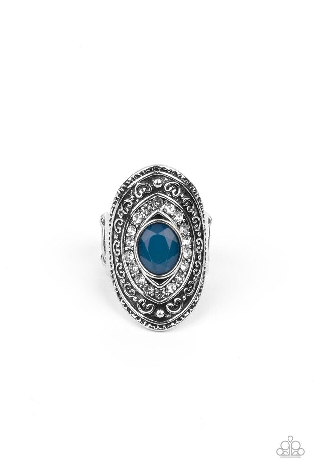 Entrancing Enchantment��� - Blue - Paparazzi Ring Image