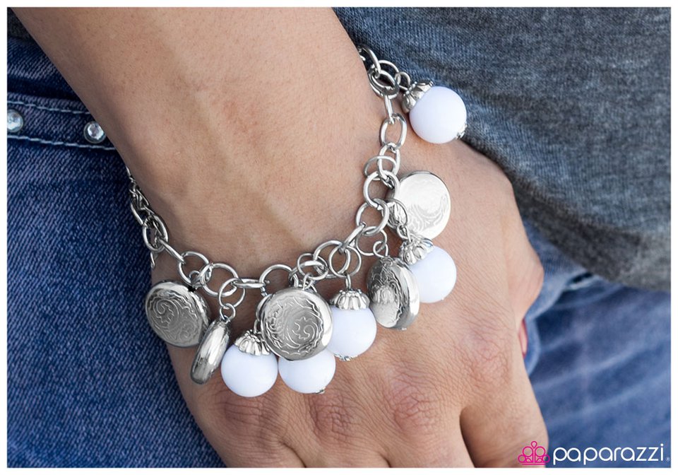 Paparazzi Bracelet ~ Something Old, Something New - White