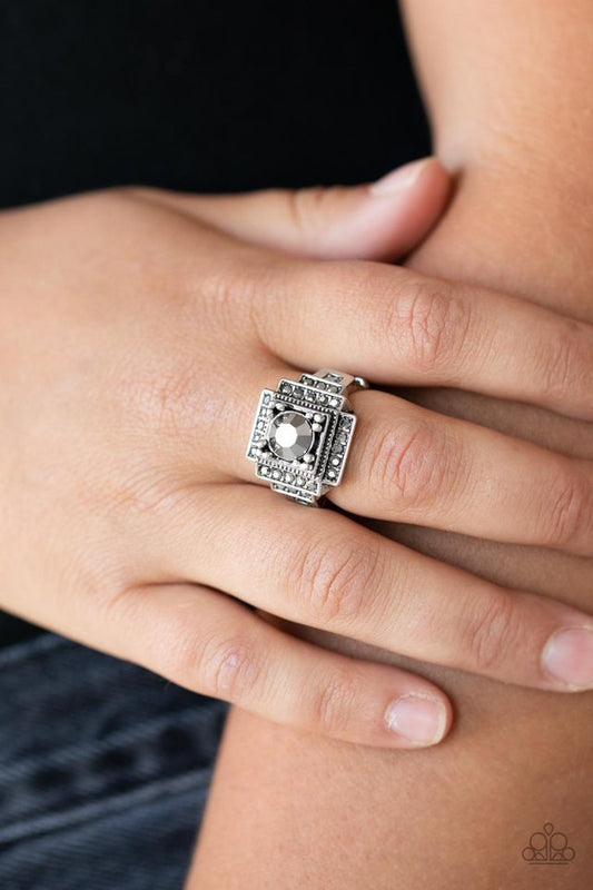 Polished Pantheon - Silver - Paparazzi Ring Image