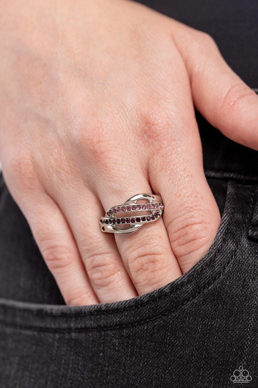 Daintily Dreamy - Purple - Paparazzi Ring Image