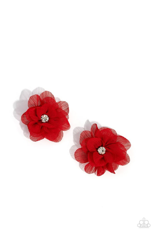 ​Perennial Palace - Red - Paparazzi Hair Accessories Image