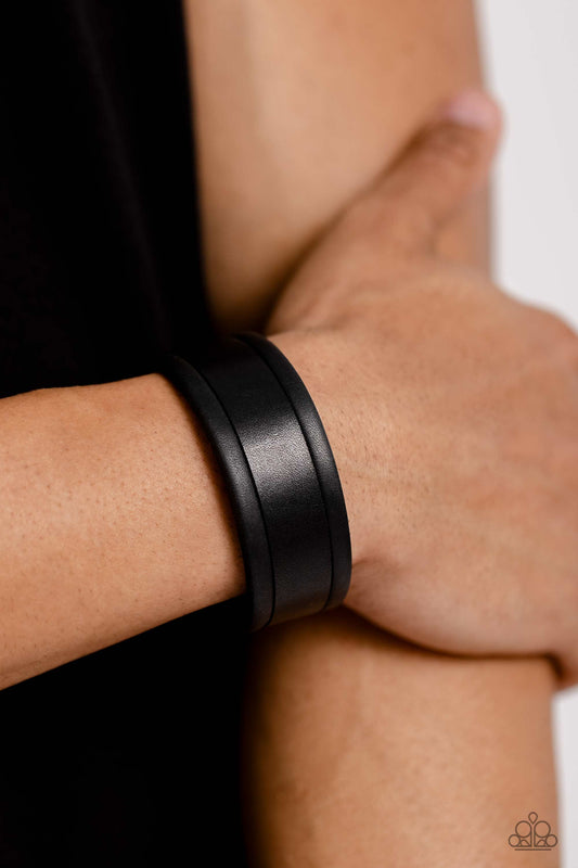 ​Country Plains Black - Paparazzi Bracelet Image