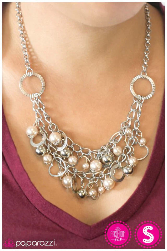 Paparazzi Necklace ~ Silly Little Love Songs - Brown