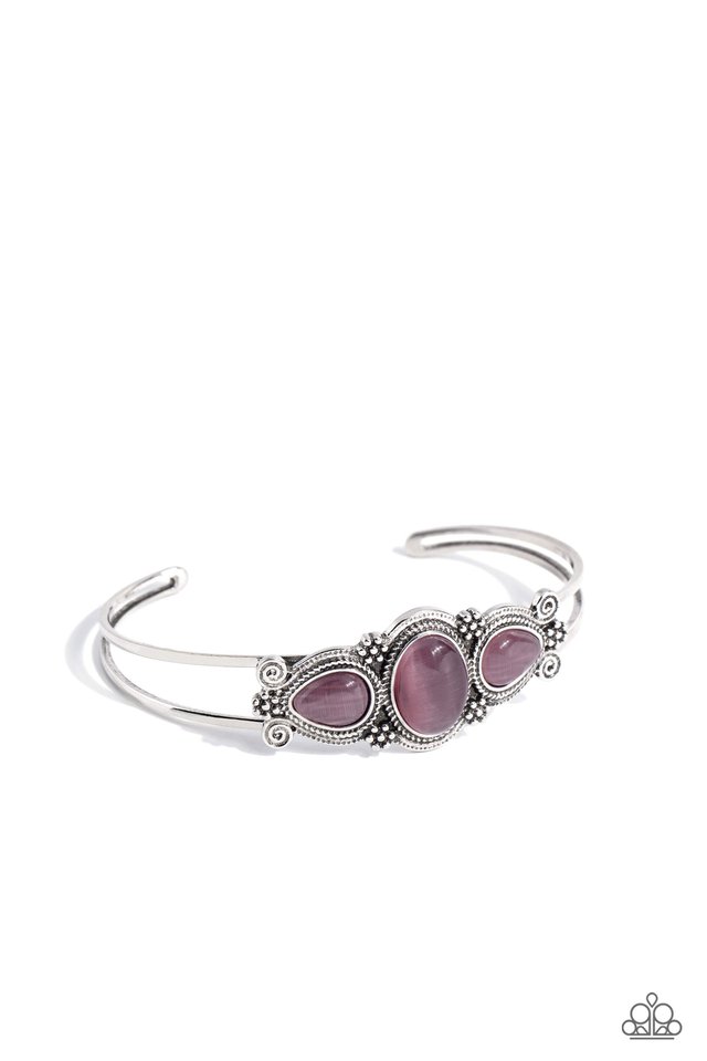​Greenhouse Glamour - Purple - Paparazzi Bracelet Image