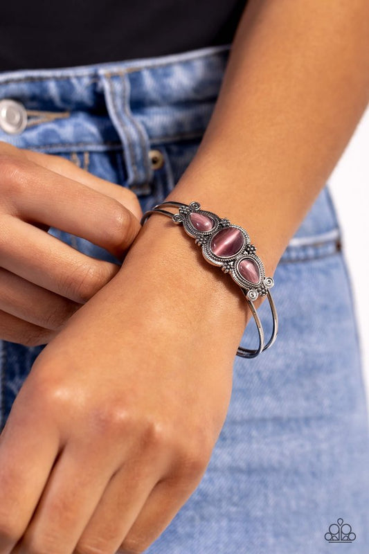 ​Greenhouse Glamour - Purple - Paparazzi Bracelet Image