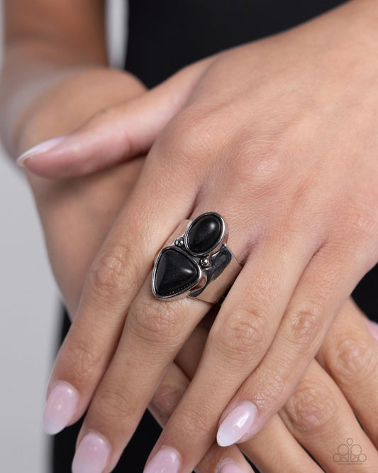 Desert Destination - Black - Paparazzi Ring Image