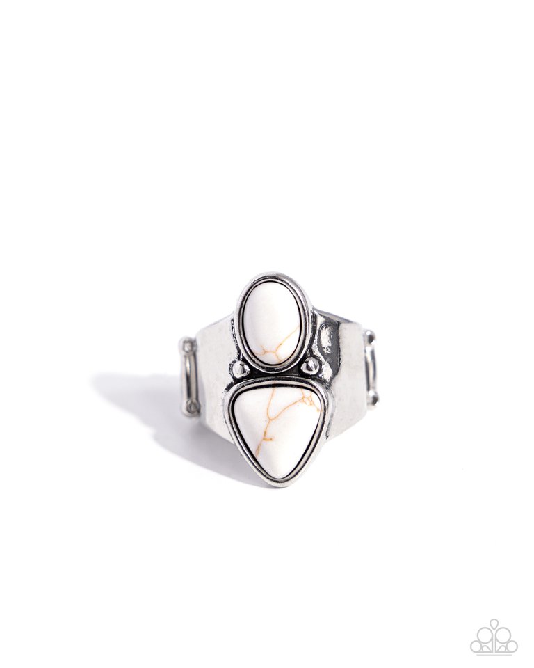 ​Desert Destination - White - Paparazzi Ring Image