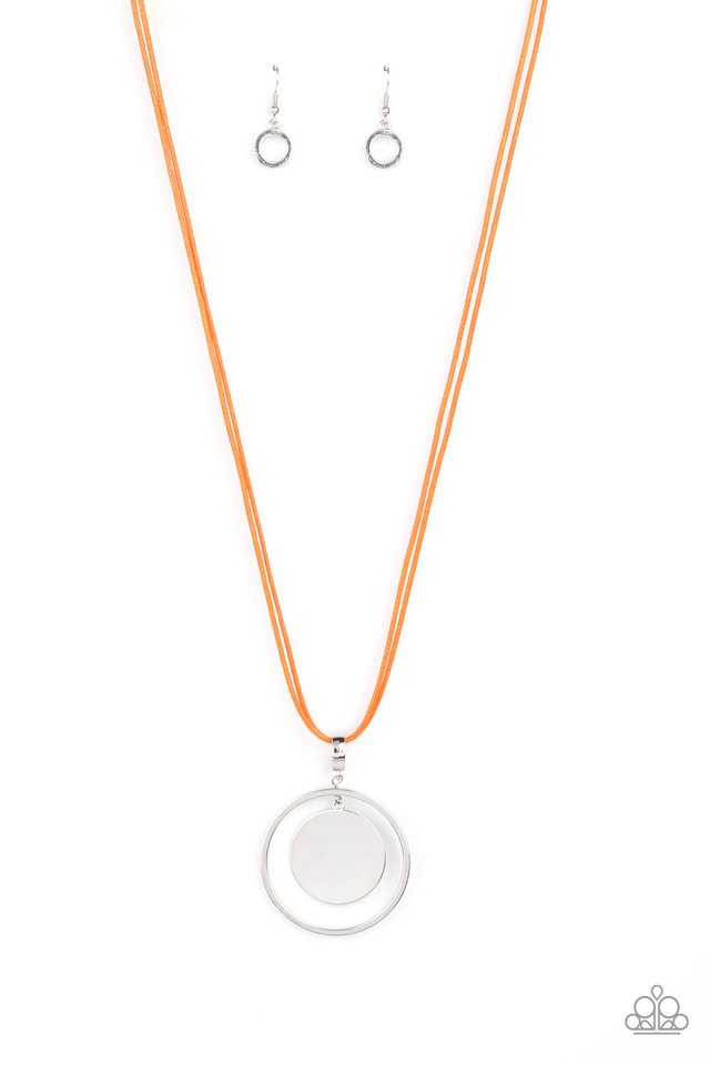 ​Rural Reflection - Orange - Paparazzi Necklace Image