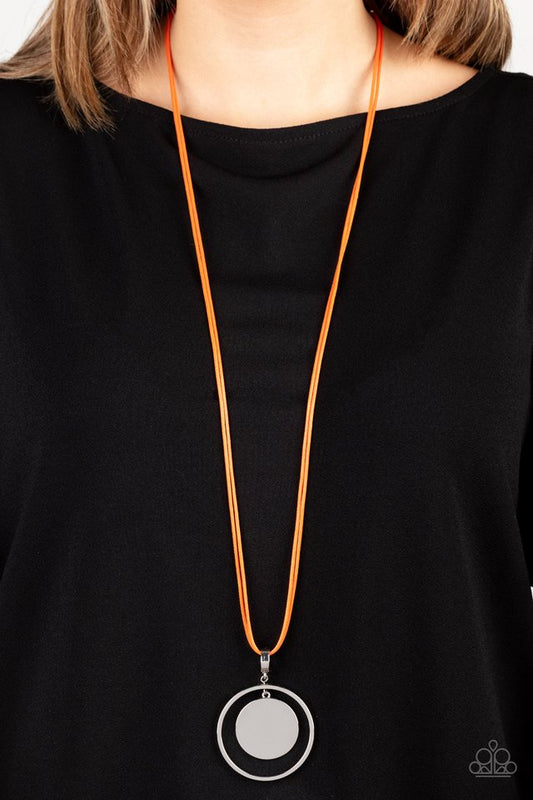 ​Rural Reflection - Orange - Paparazzi Necklace Image
