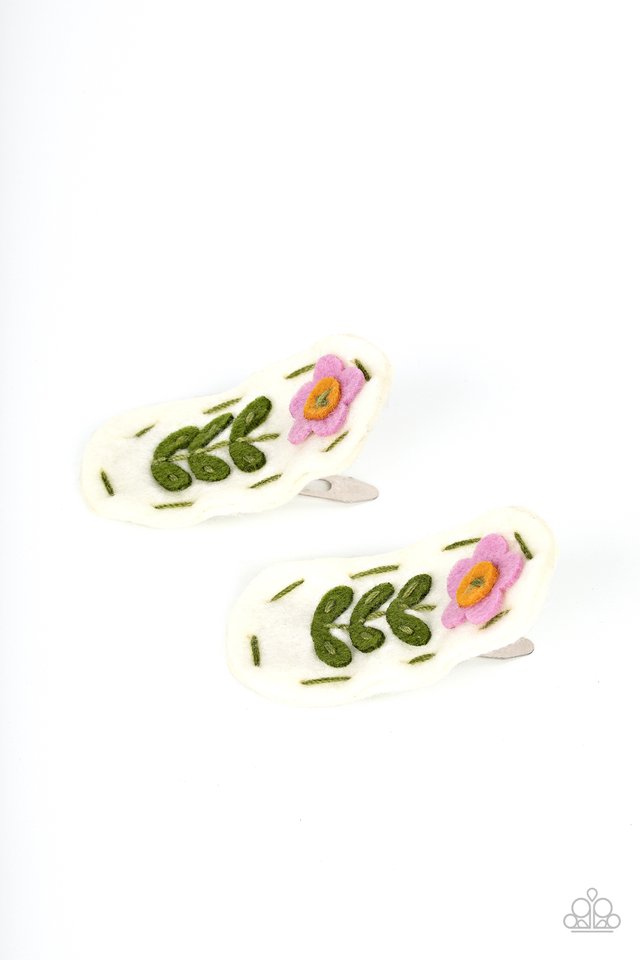 Floral Whimsy - Purple - Paparazzi Hair Accessories Image