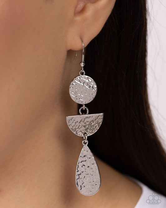 Thrift Shop Trove - Silver - Paparazzi Earring Image