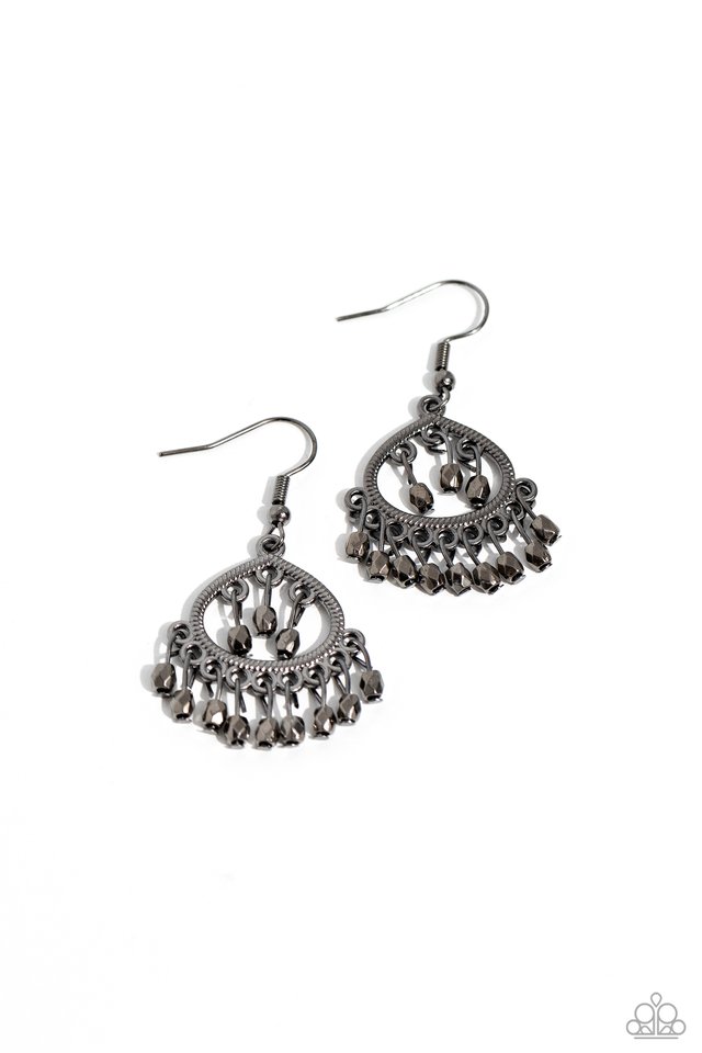 Persian Persuasion - Black - Paparazzi Earring Image