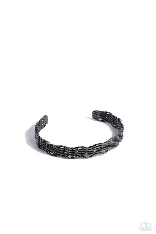 Urban Zone - Black - Paparazzi Bracelet Image