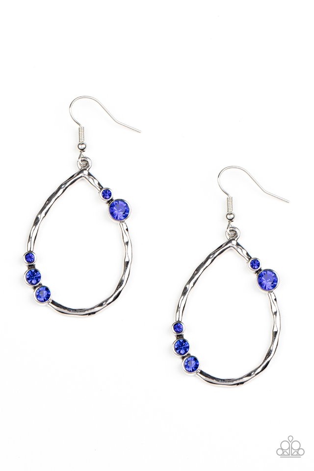 ​Shop Till You DROPLET - Blue - Paparazzi Earring Image