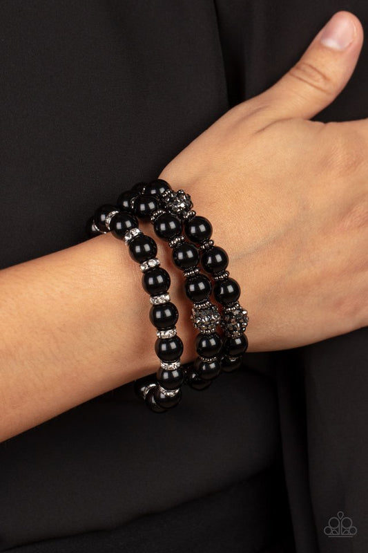 ���Poshly Packing - Black - Paparazzi Bracelet Image