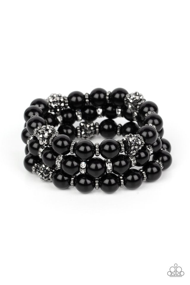 ���Poshly Packing - Black - Paparazzi Bracelet Image