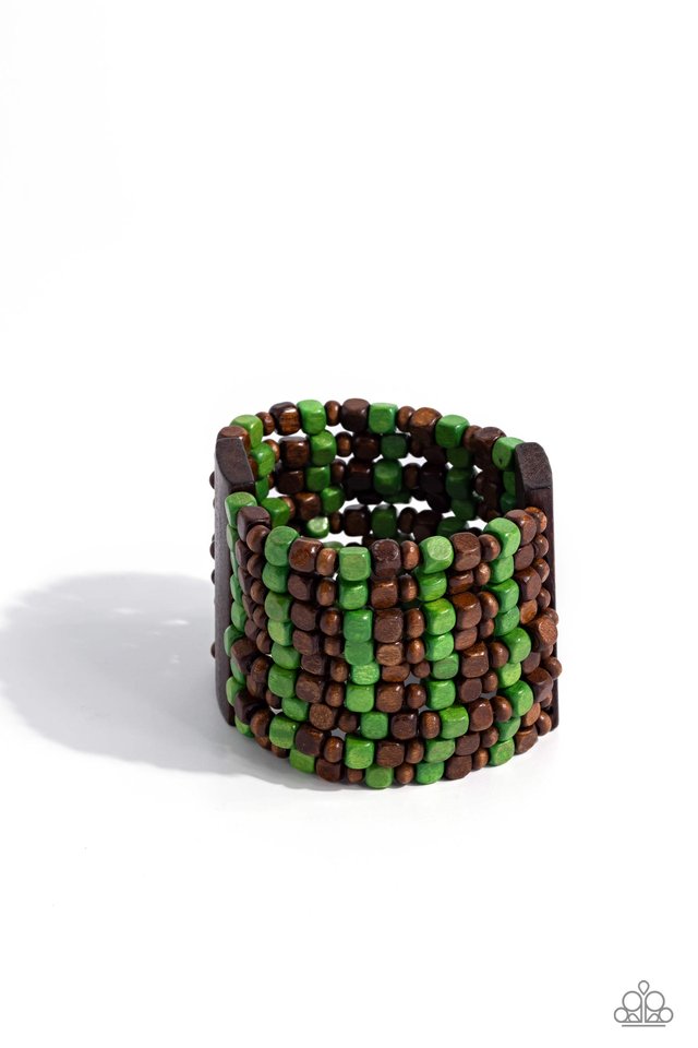 R and R - Green - Paparazzi Bracelet Image