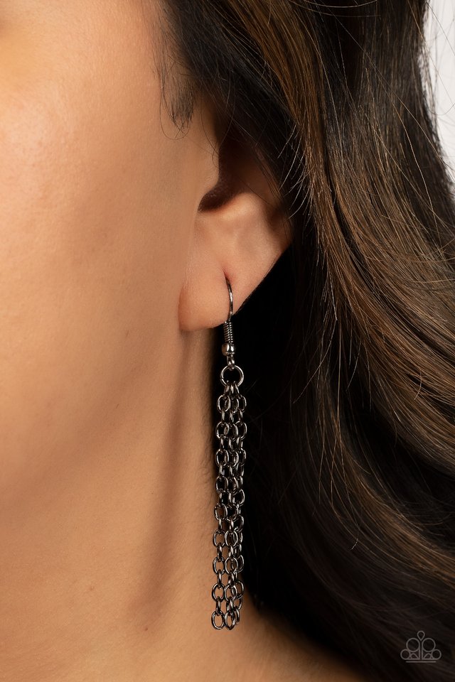 ​Industrial Jungle - Black - Paparazzi Necklace Image