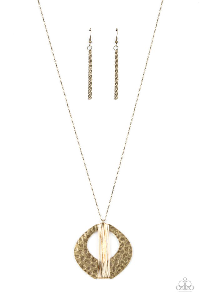 ​State of the ARTISAN - Brass - Paparazzi Necklace Image