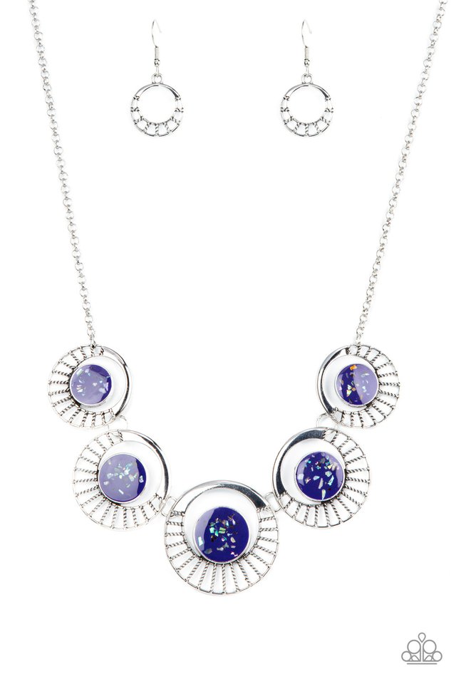 ���Elliptical Effervescence - Purple - Paparazzi Necklace Image