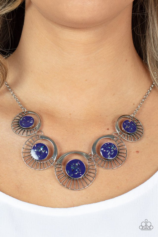 ���Elliptical Effervescence - Purple - Paparazzi Necklace Image