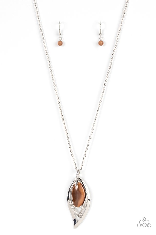 Magical Meadow - Brown - Paparazzi Necklace Image