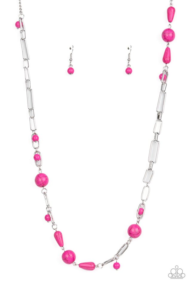 Desert Journey - Pink - Paparazzi Necklace Image