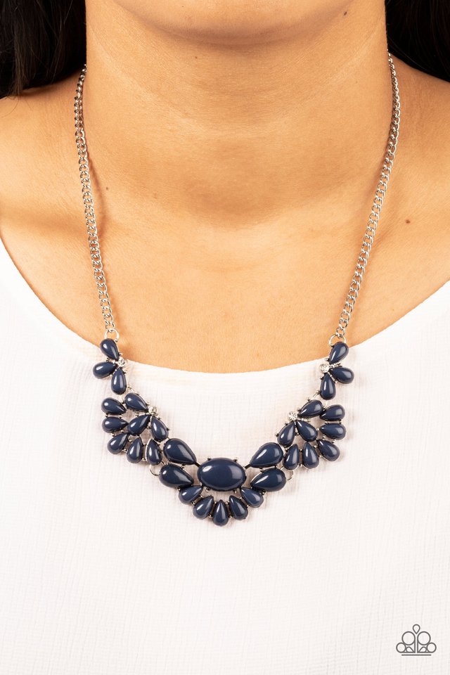 Secret GARDENISTA - Blue - Paparazzi Necklace Image