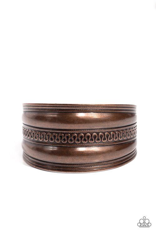 Egyptian Essence - Copper - Paparazzi Bracelet Image