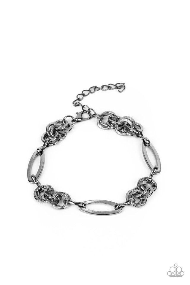 Chic Charmer - Black - Paparazzi Bracelet Image