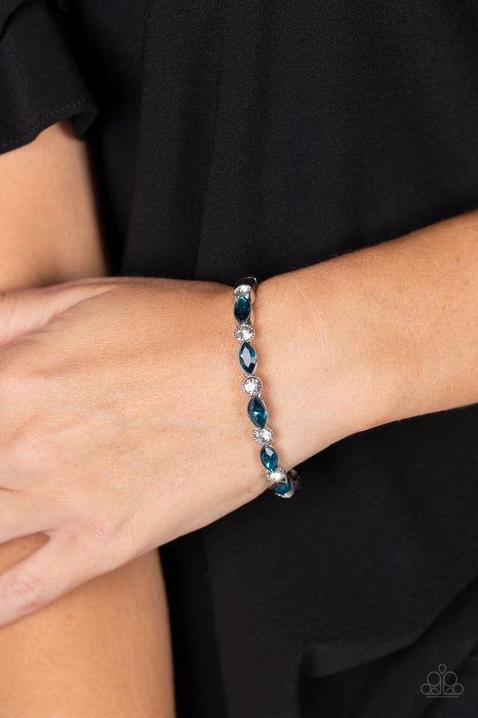 ​Petitely Powerhouse - Blue - Paparazzi Bracelet Image