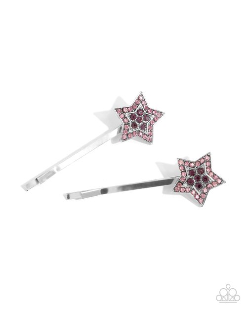 Just Getting STAR-ted - Purple - Paparazzi Hair Accessories Image