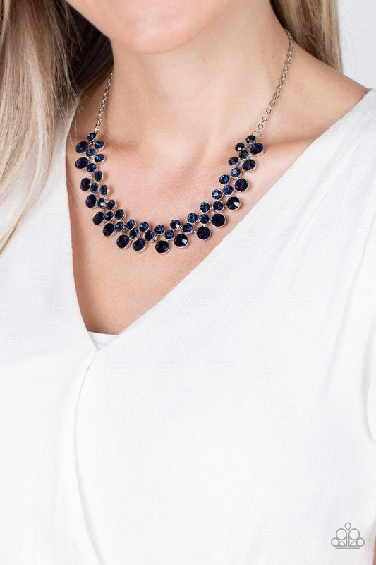 Won The Lottery - Blue - Paparazzi Necklace Image