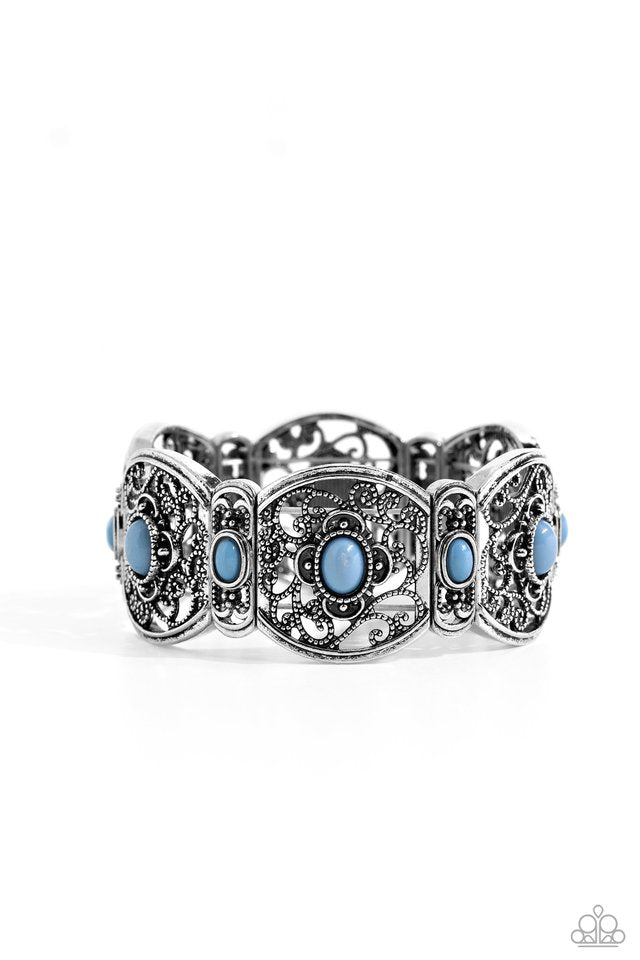 ​Ventura Vineyards - Blue - Paparazzi Bracelet Image
