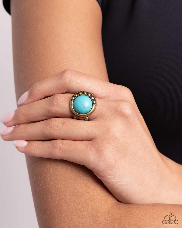 Rural Route - Brass - Paparazzi Ring Image