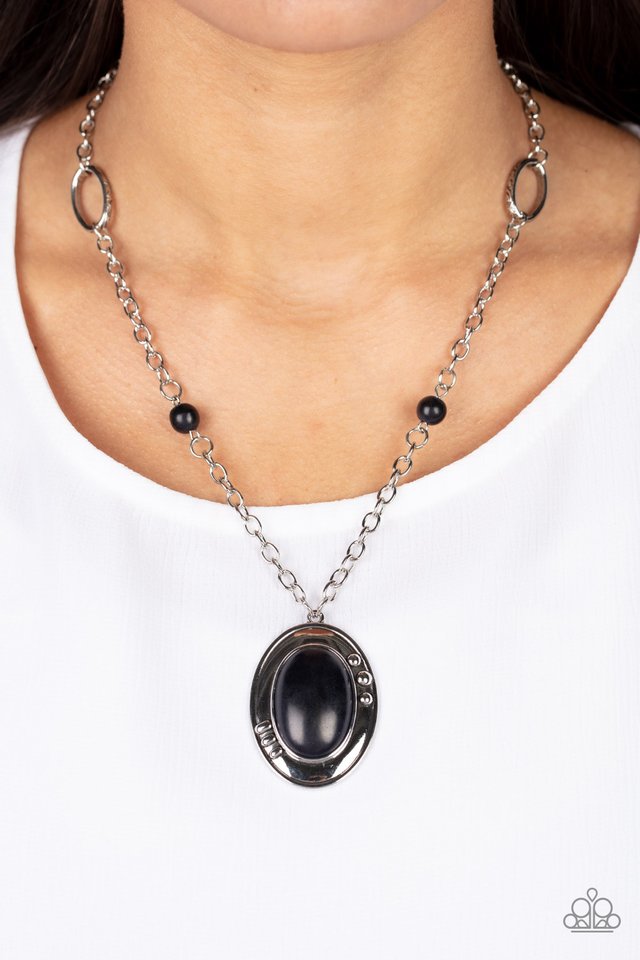 Mojave Meditation - Black - Paparazzi Necklace Image